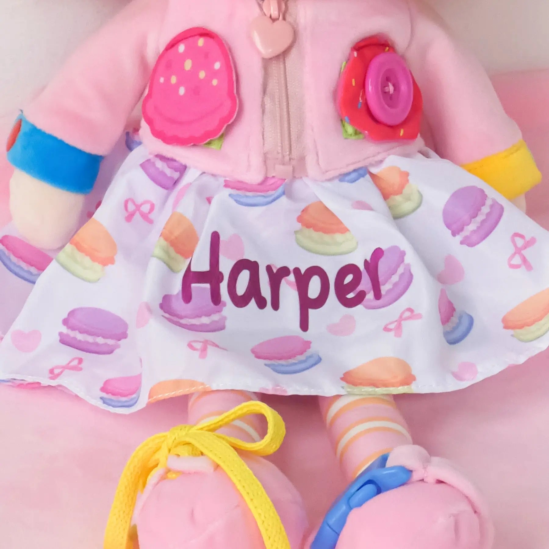 Personalized Cupcake Girl - Montessori Doll - Gentle Doll With Outfit