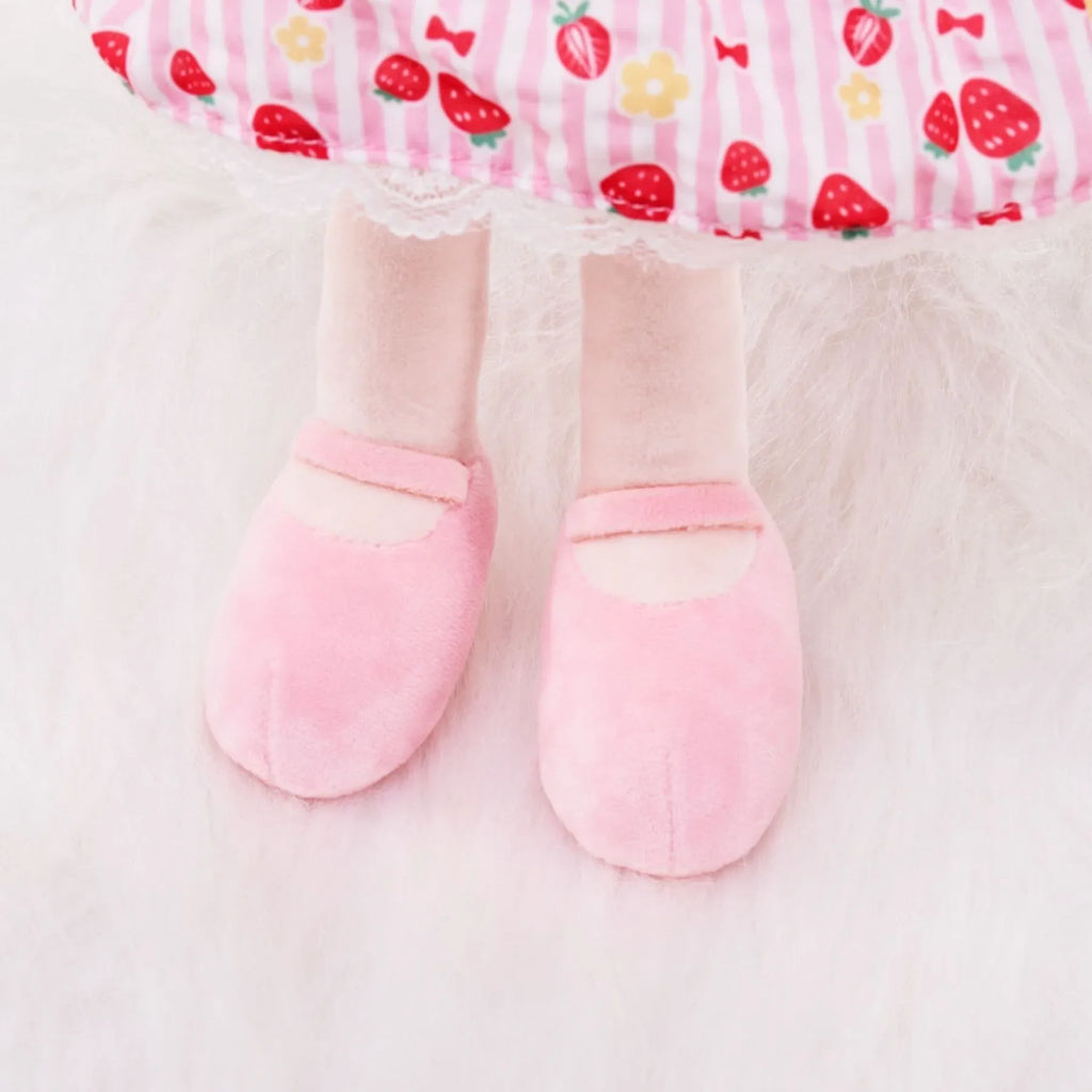 Personalized Strawberry Girl - Pink - Stylish Doll Clothes Set