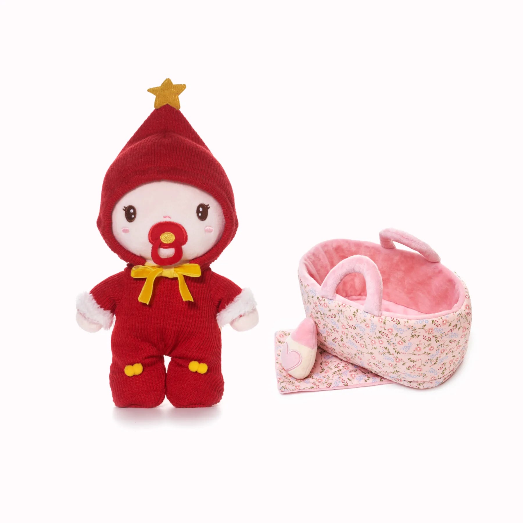 Personalized Christmas Baby Girl - Lovely Doll Style Set
