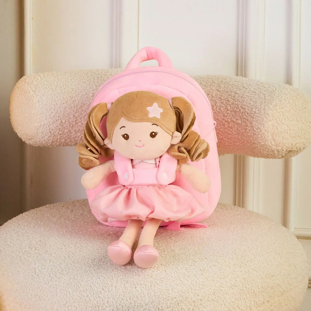 Personalized Princess Starlet Doll Backpack - Pink - Boutique Style Doll Style Set