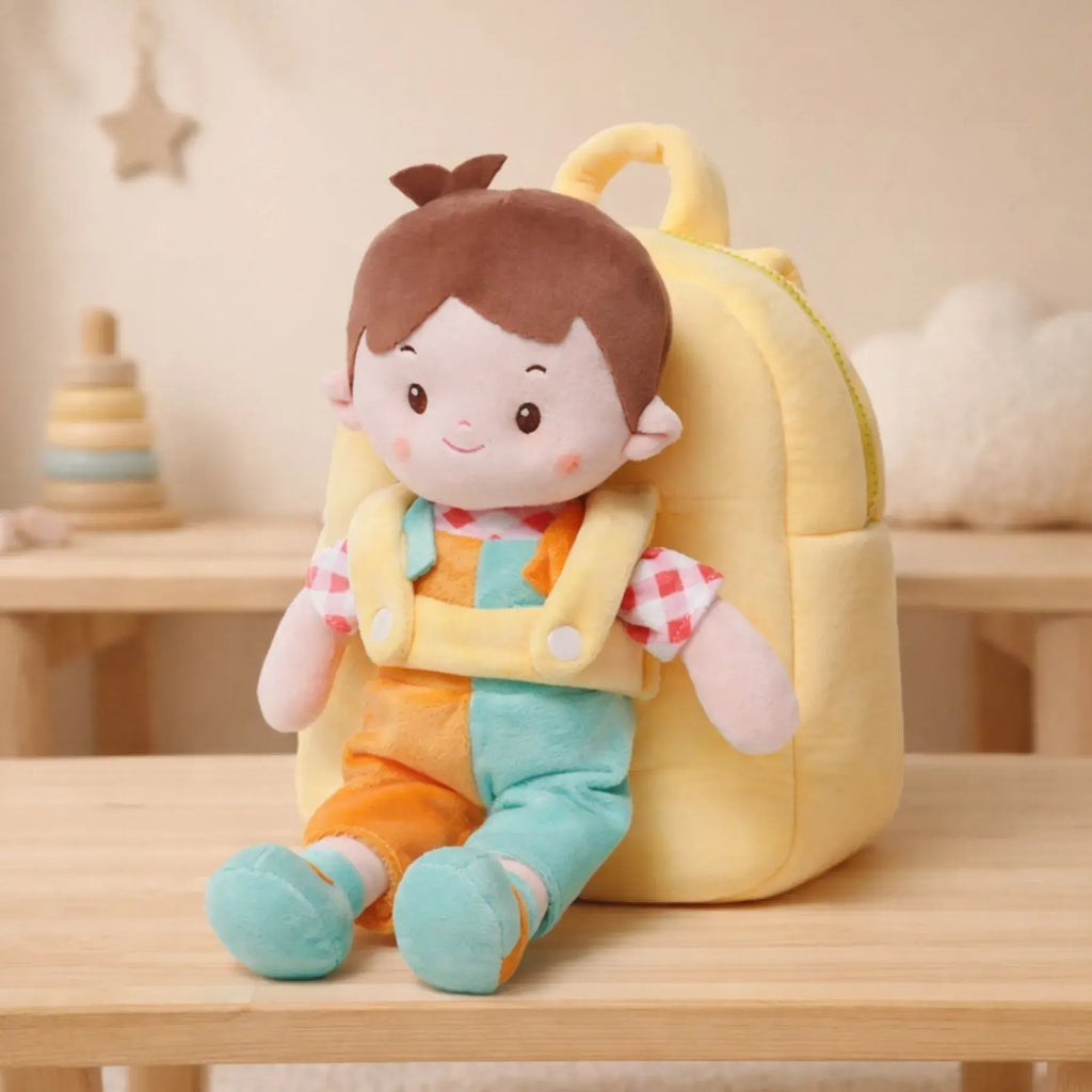 Personalized Buddy Ben Doll Backpack - Large Size Mini Doll