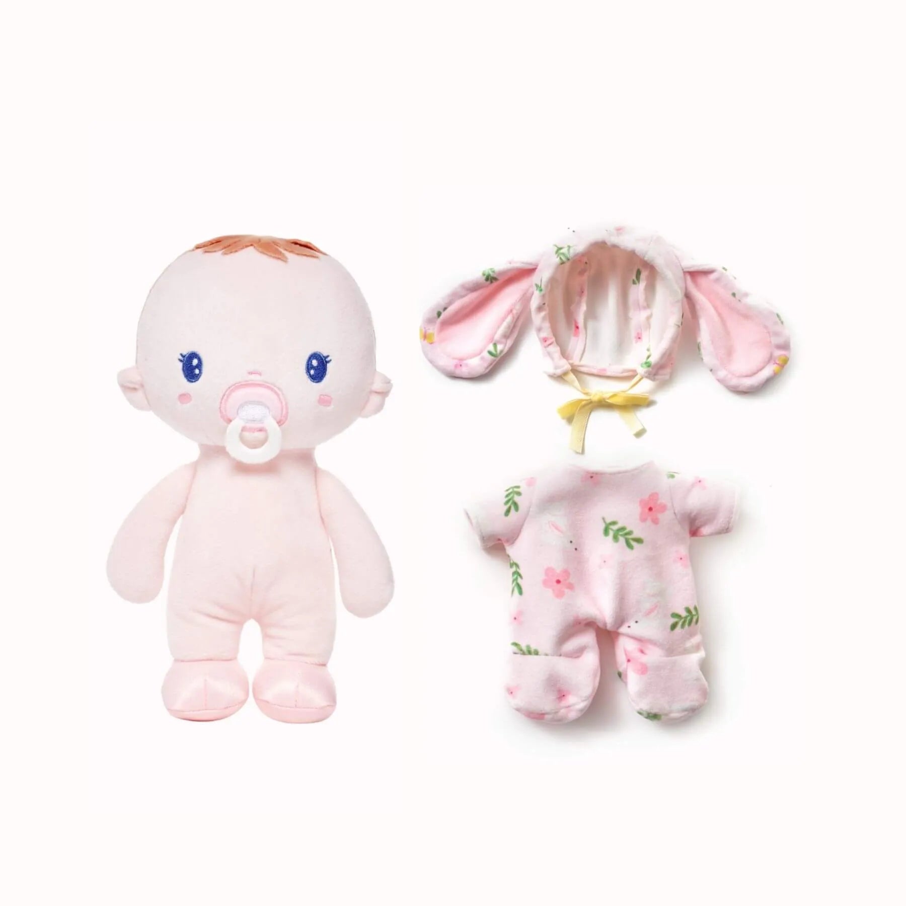 Personalized Bunny Baby Girl - Everyday Doll Style Set
