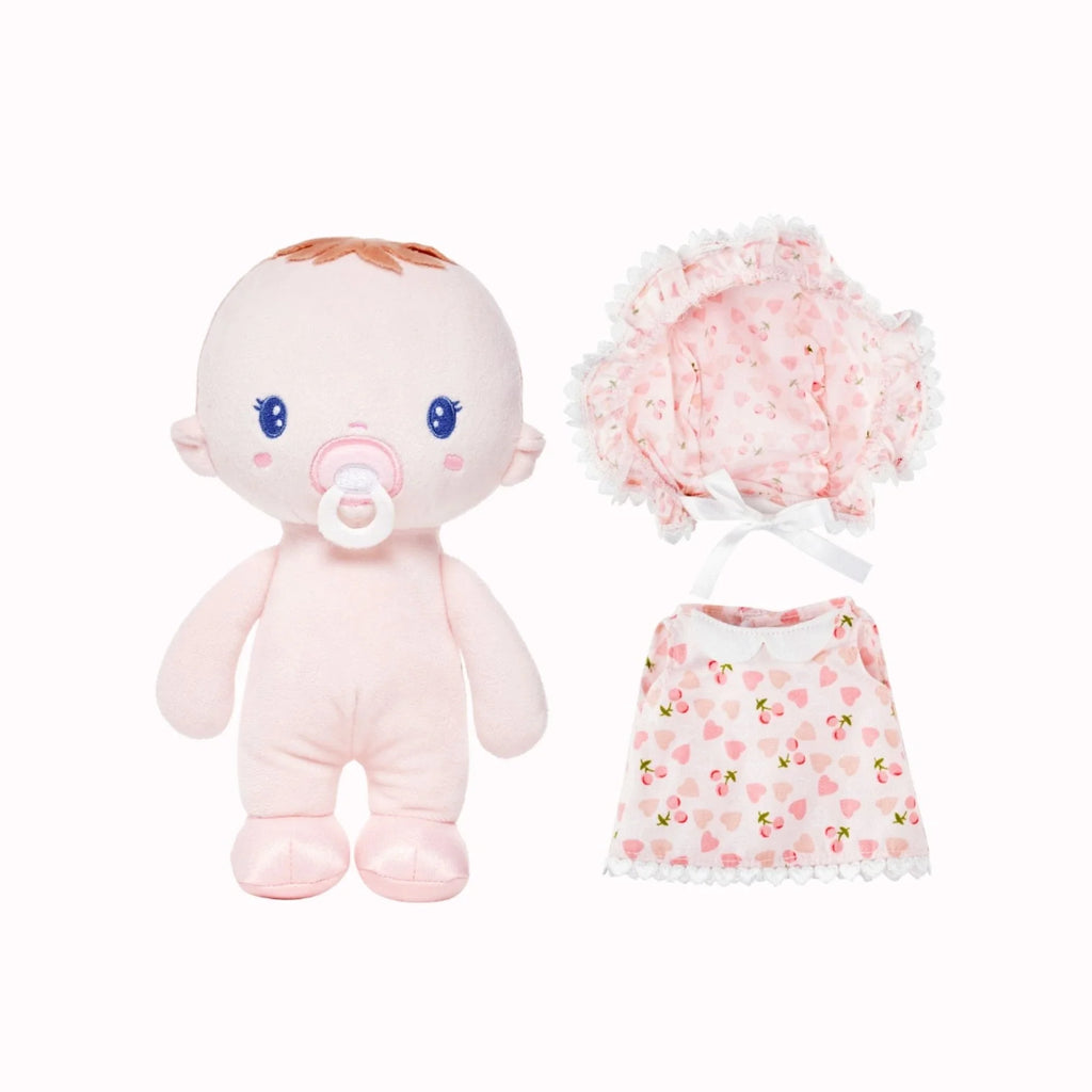 Personalized Cherry Baby Girl - Gift Ready Doll Collection