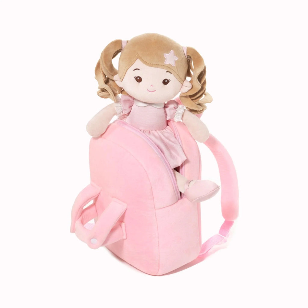 Personalized Princess Starlet Doll Backpack - Pink - Boutique Style Doll Style Set