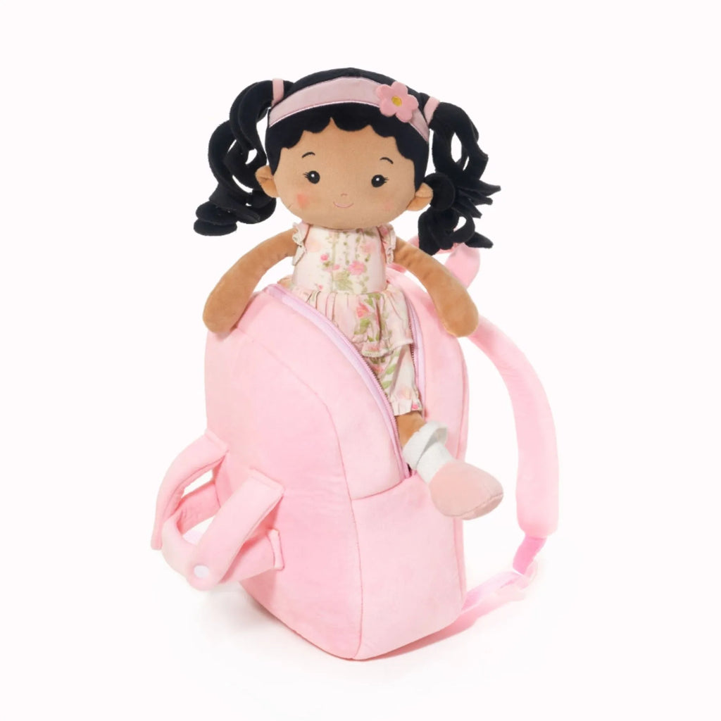 Personalized Princess Petal Doll Backpack - Cozy Mini Doll