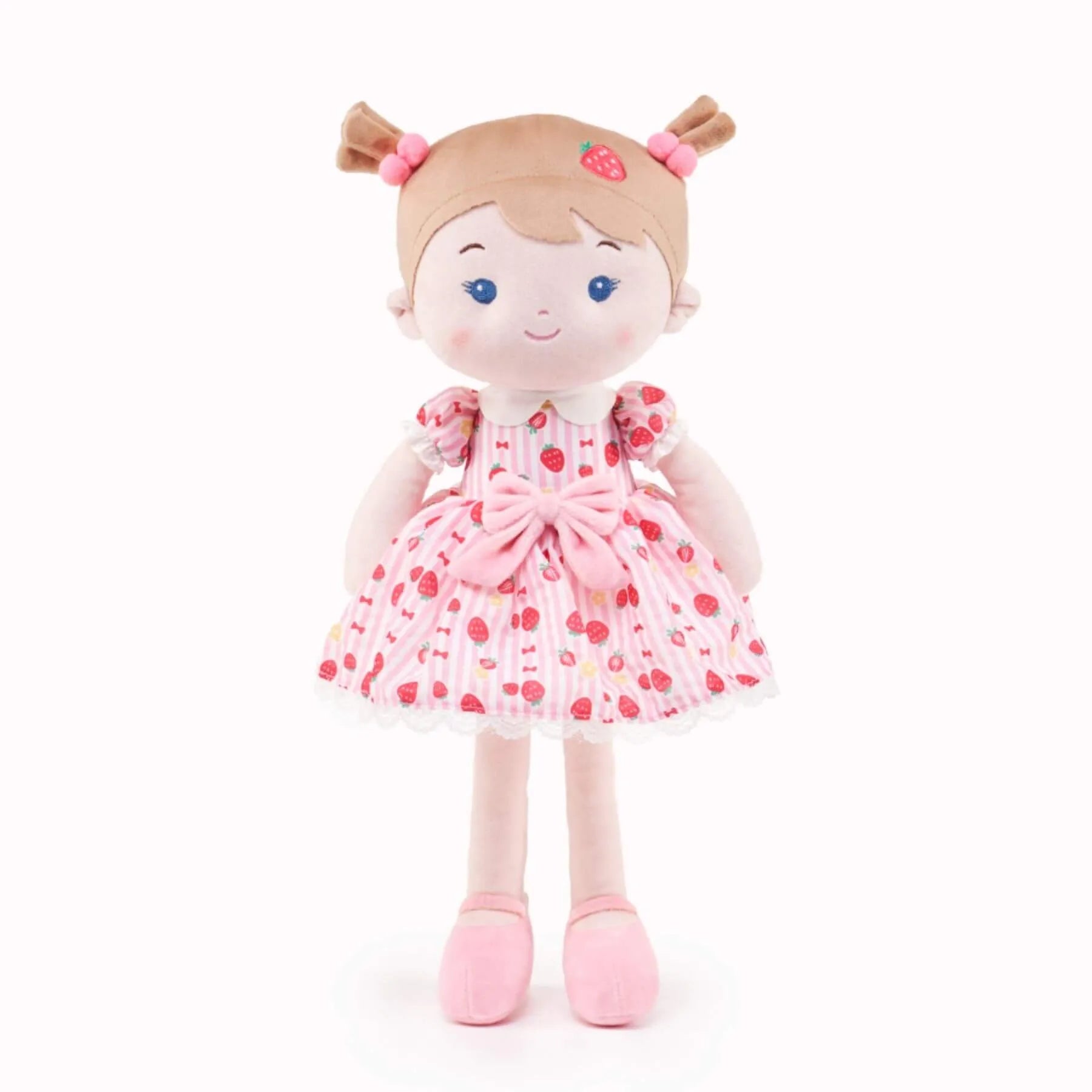 Personalized Strawberry Girl - Pink - Stylish Doll Clothes Set
