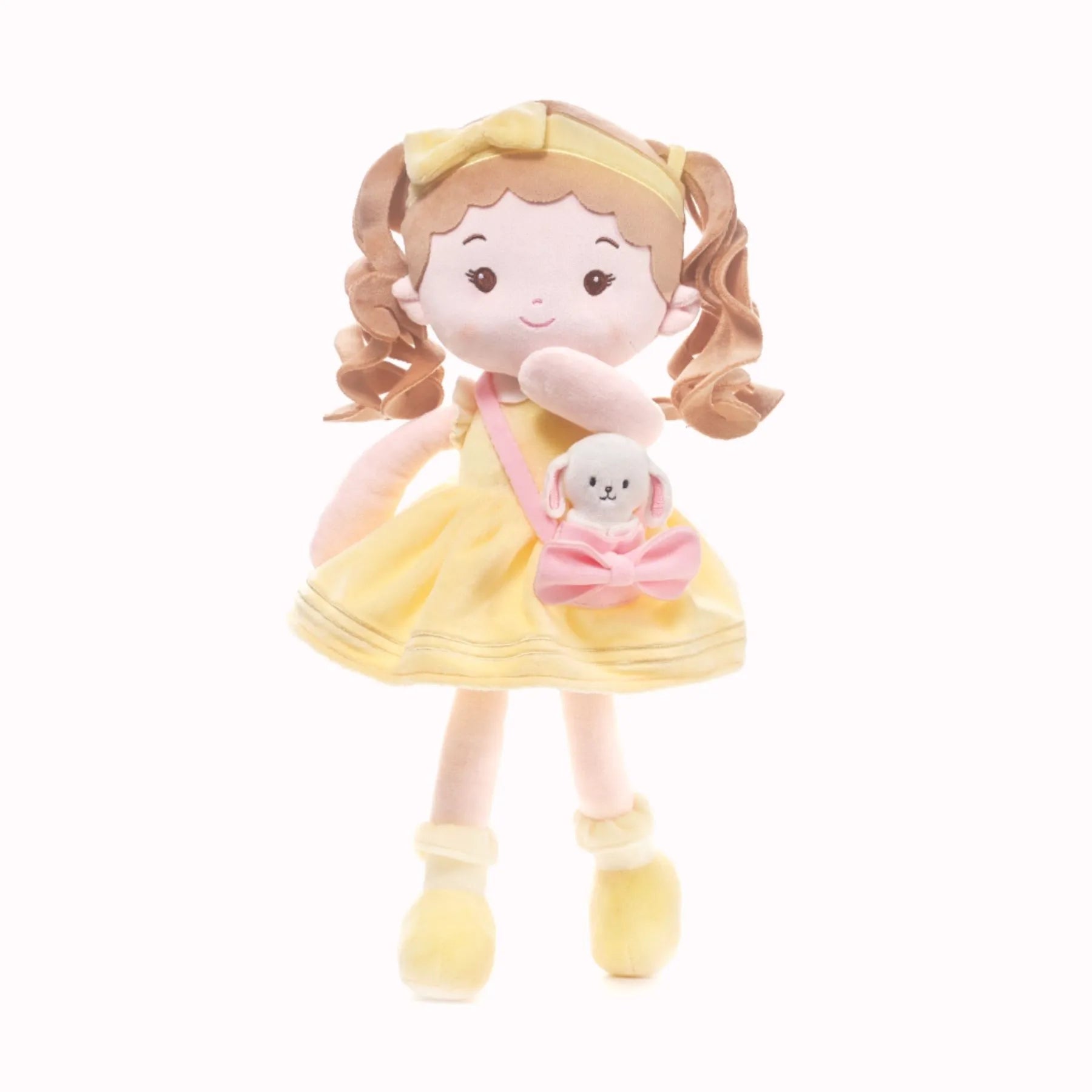 Personalized Sunny Girl & Her Pet - Stylish Doll Outfit Set