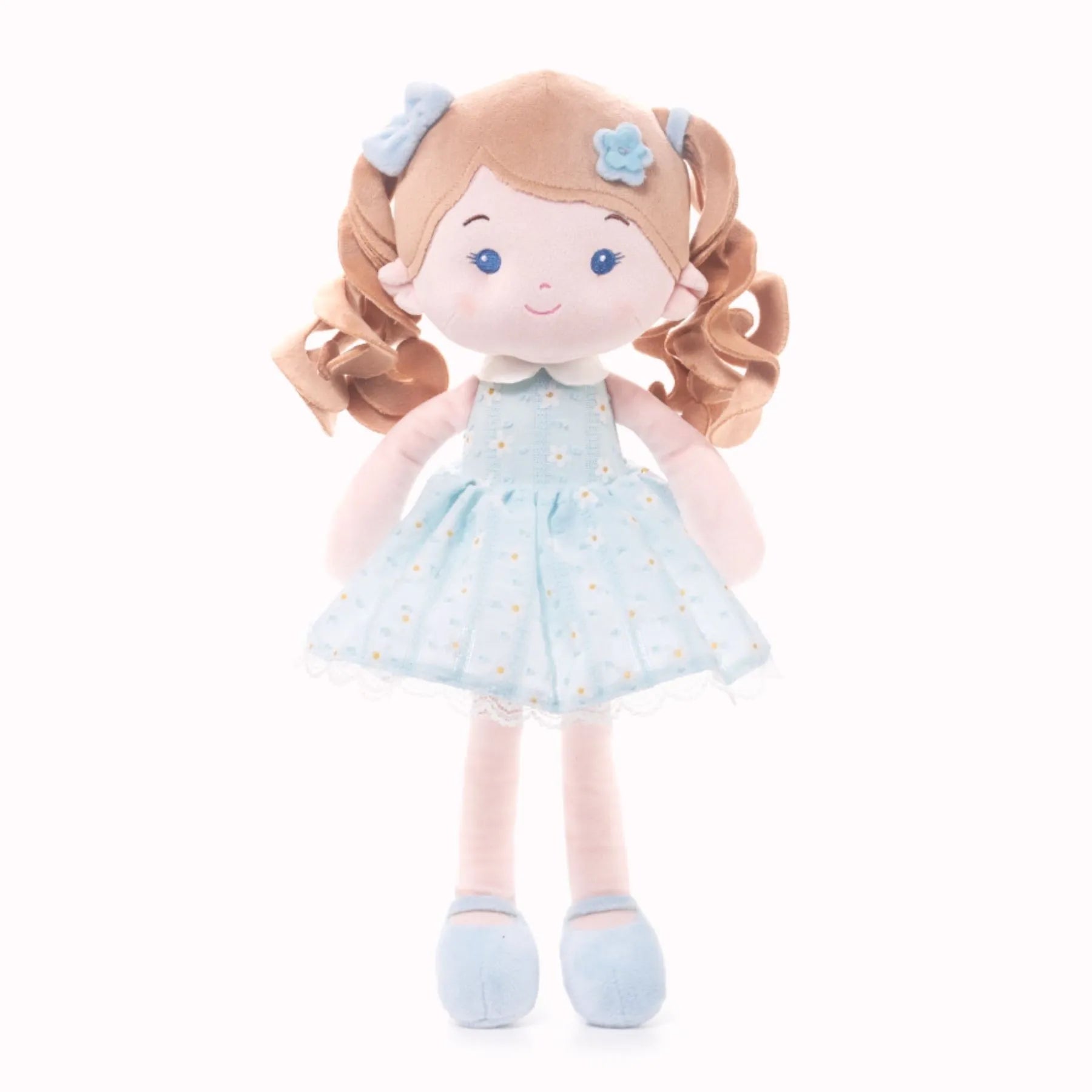 Personalized Melia Girl - Blue - Modern Doll For Display