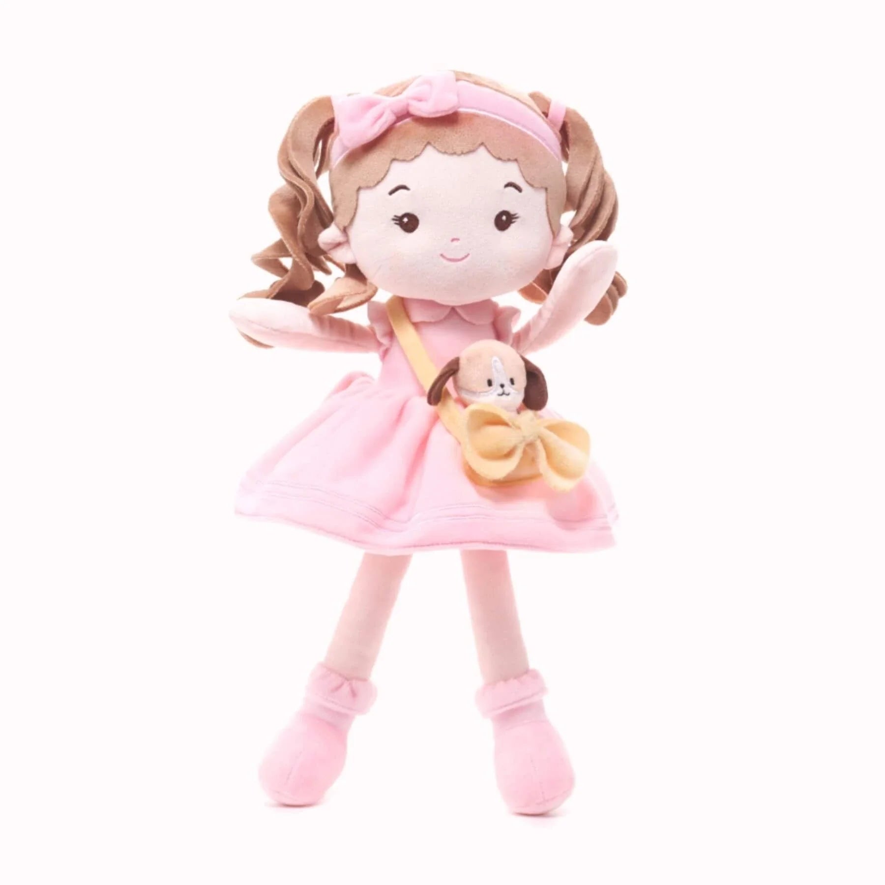 Personalized Milly Girl & Her Pet - Everyday Mini Doll