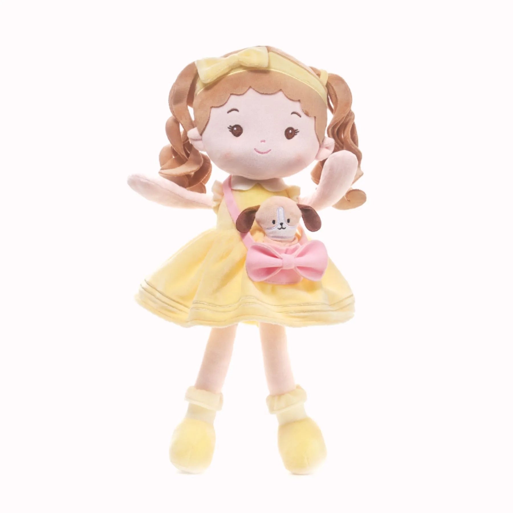 Personalized Sunny Girl & Her Pet - Stylish Doll Outfit Set