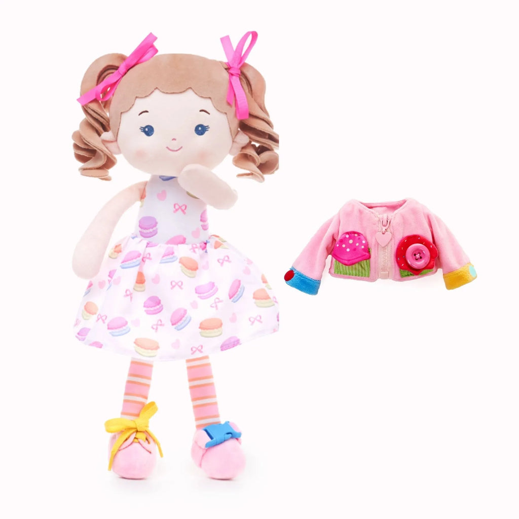 Personalized Cupcake Girl - Montessori Doll - Gentle Doll With Outfit