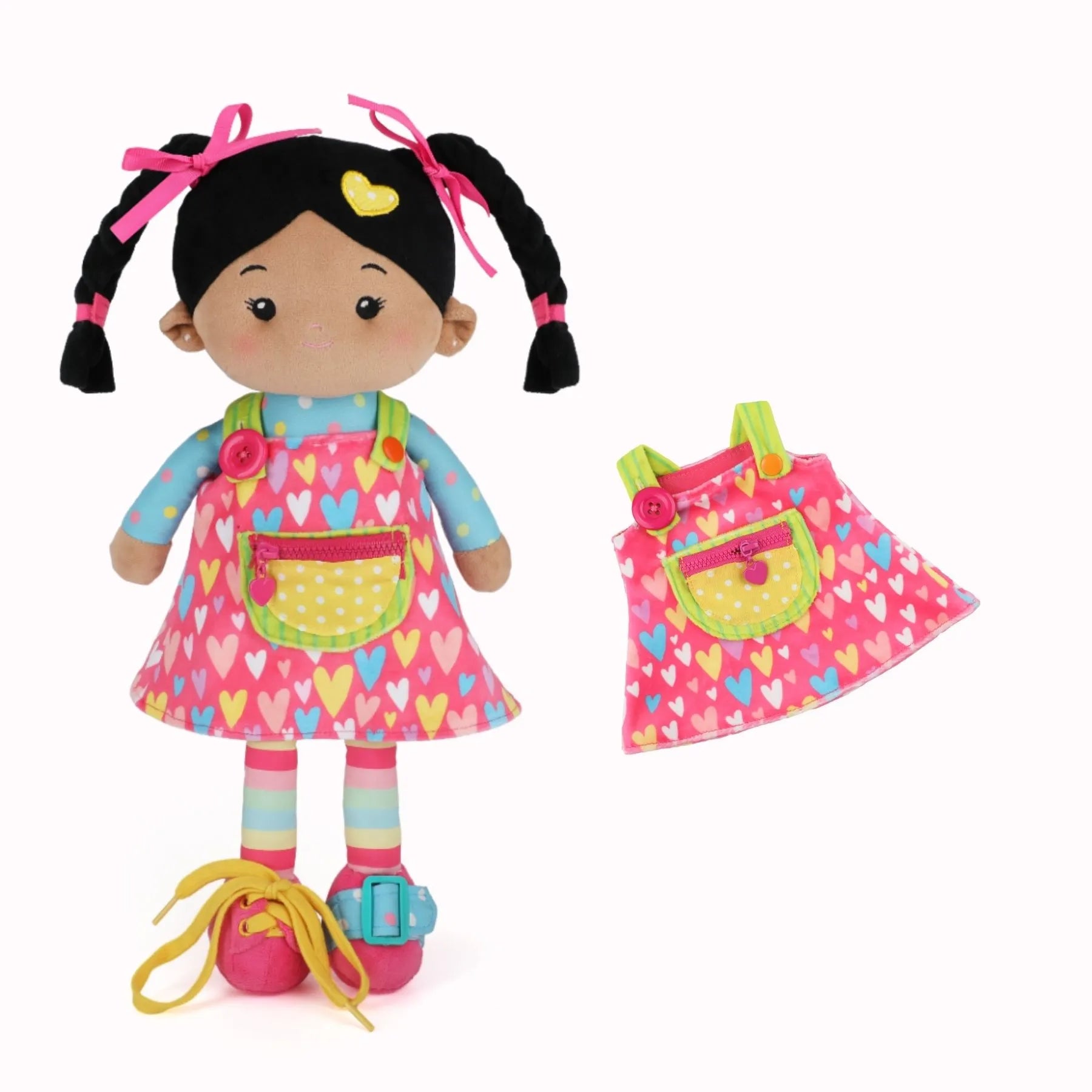 Personalized Sunnyheart Bonnie Girl - Montessori Doll - Playroom Ready Doll Collection