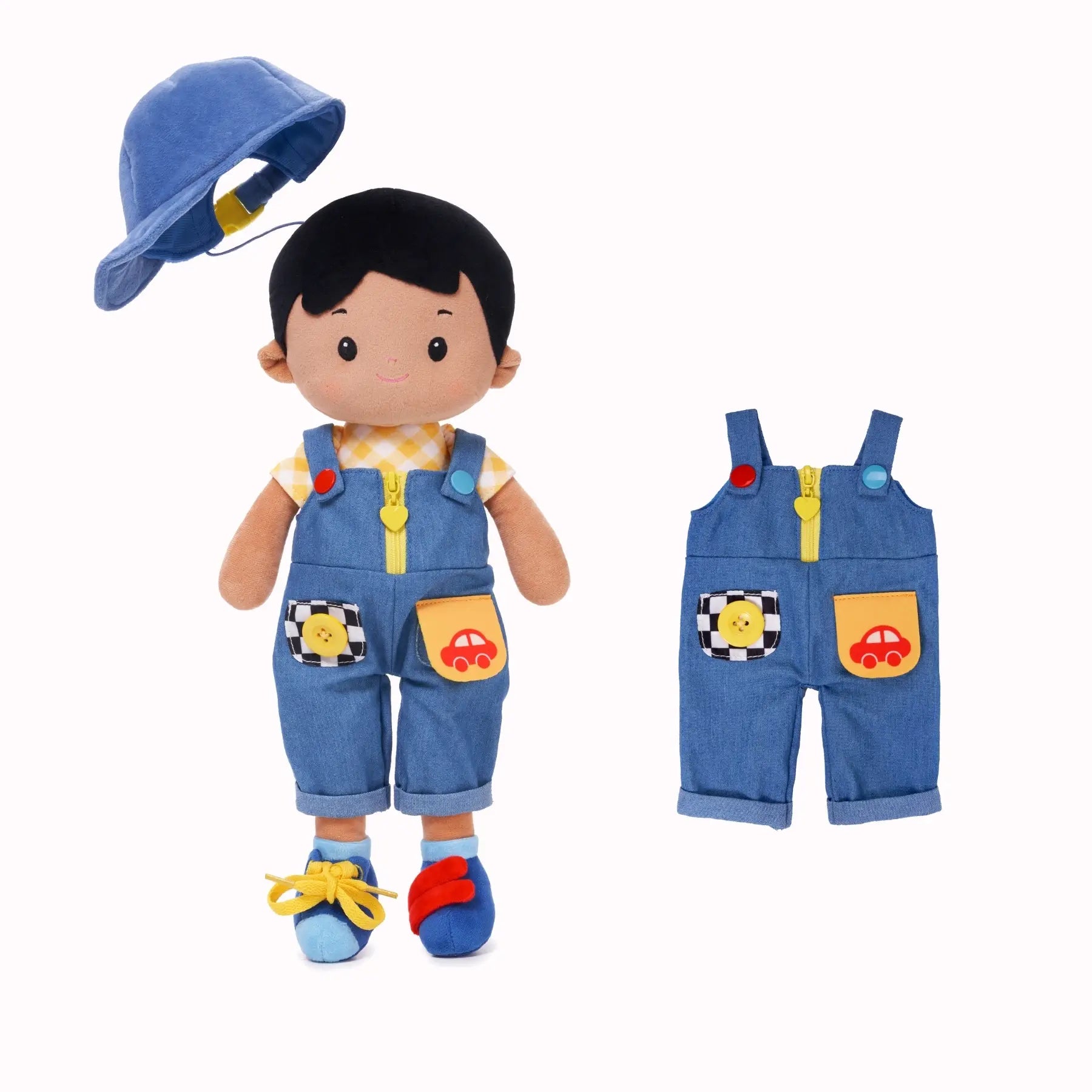 Personalized Crayon Miles - Montessori Doll - Small Size Doll For Playrooms