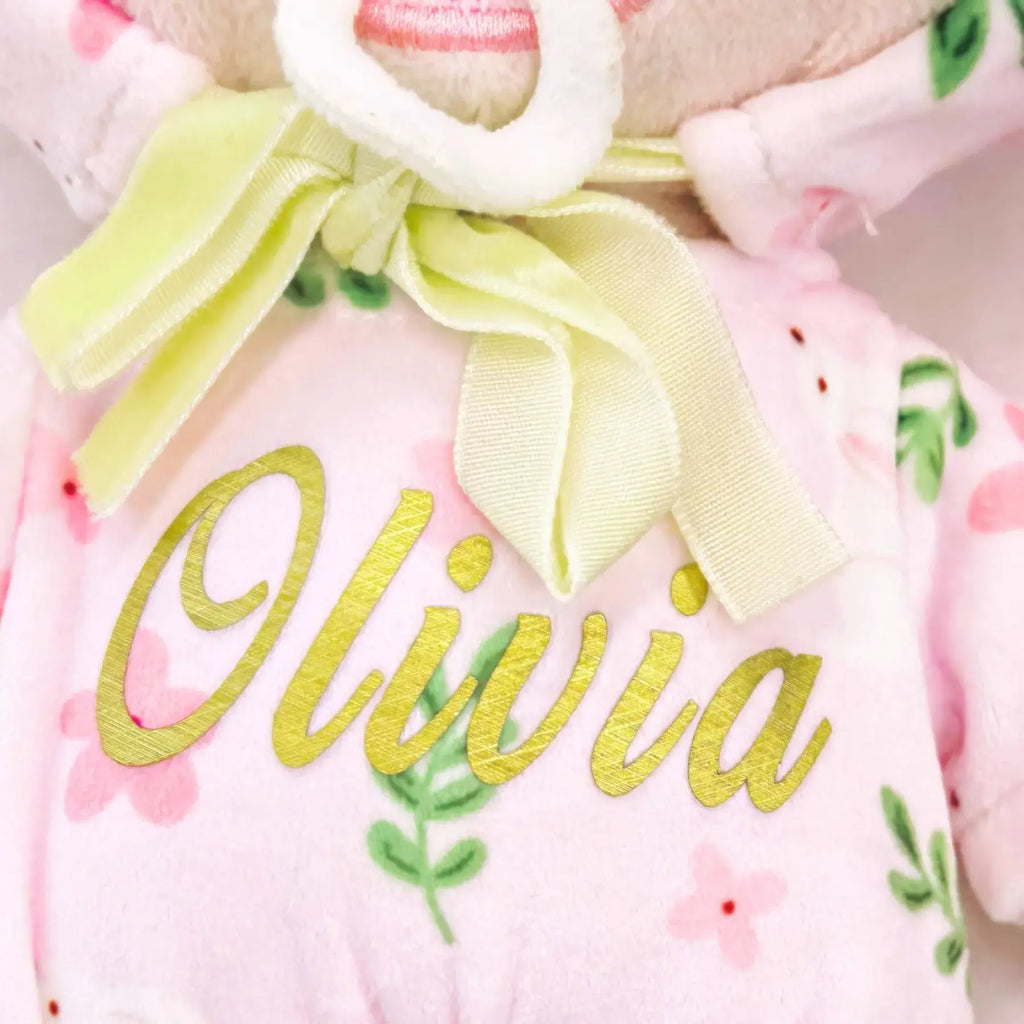 Personalized Bunny Baby Girl - Everyday Doll Style Set