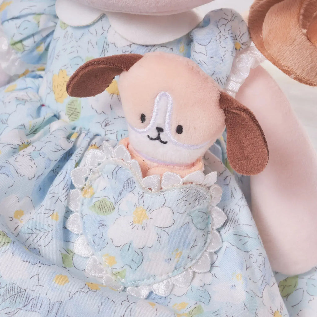 Personalized Lily Girl & Her Pet - Pretty Dress Up Doll
