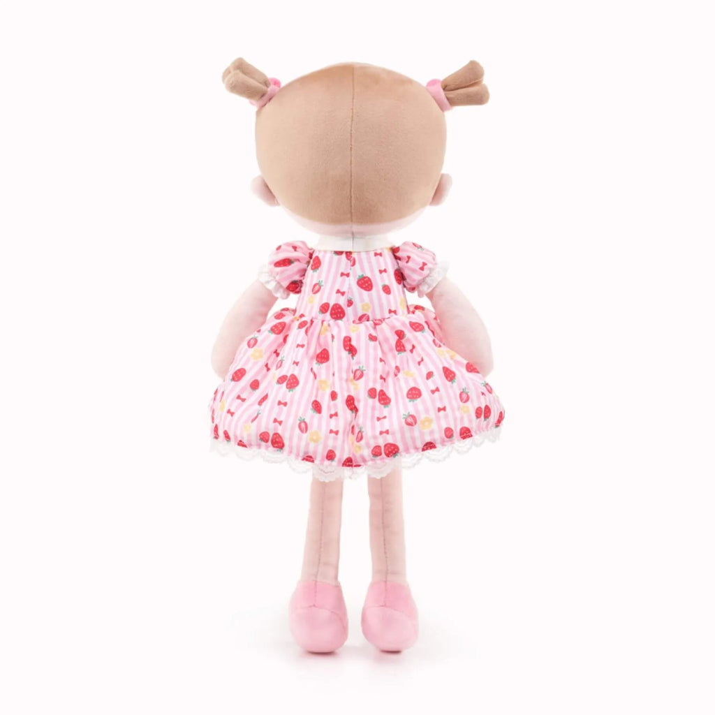 Personalized Strawberry Girl - Pink - Stylish Doll Clothes Set