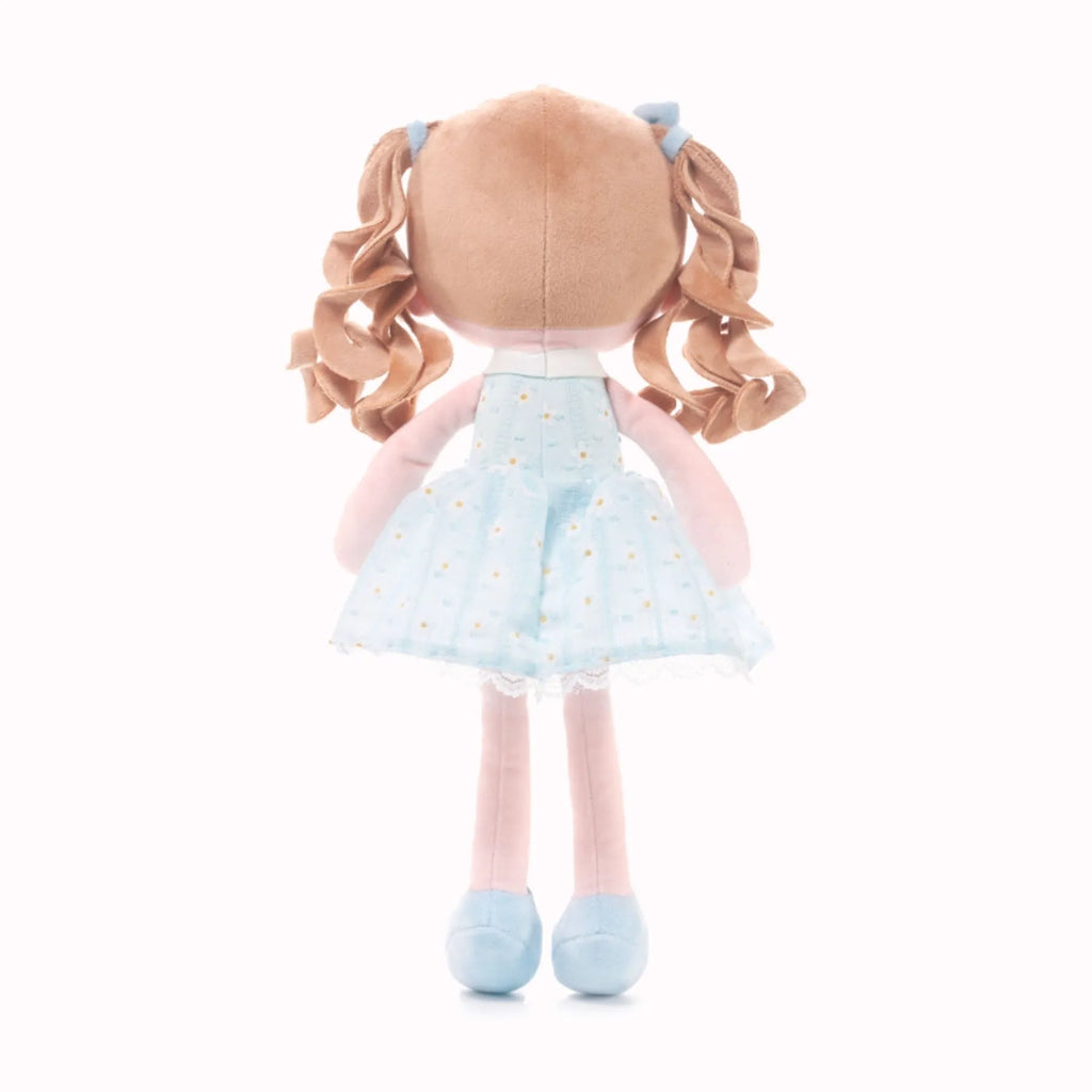 Personalized Melia Girl - Blue - Modern Doll For Display