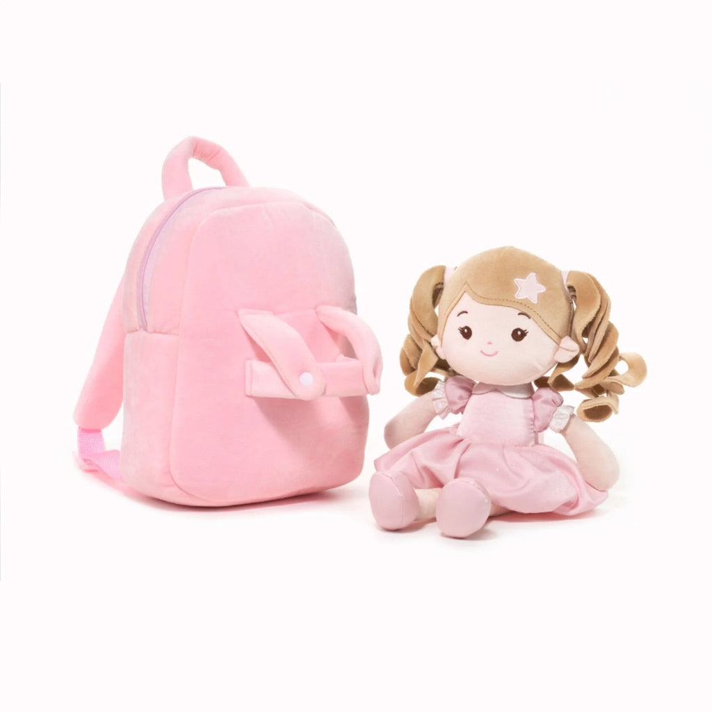 Personalized Princess Starlet Doll Backpack - Pink - Boutique Style Doll Style Set