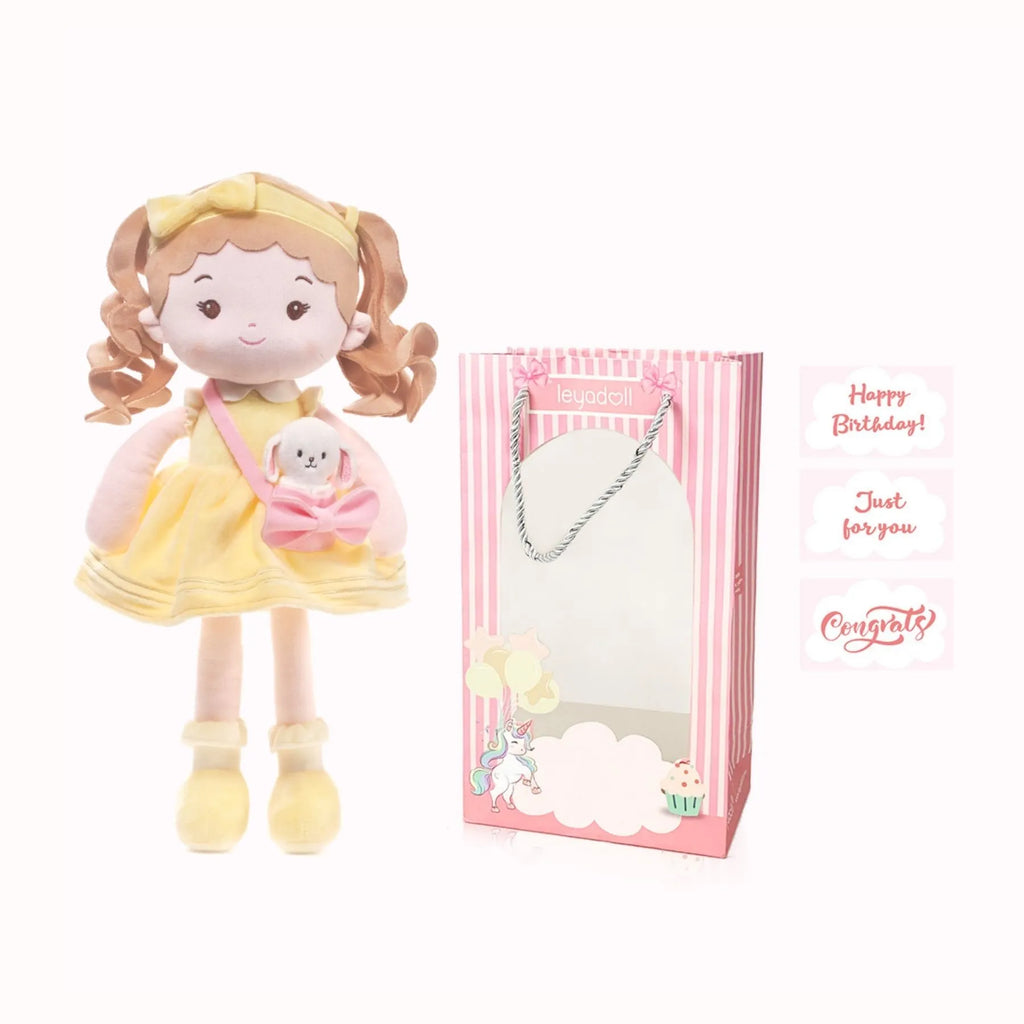 Personalized Sunny Girl & Her Pet - Stylish Doll Outfit Set