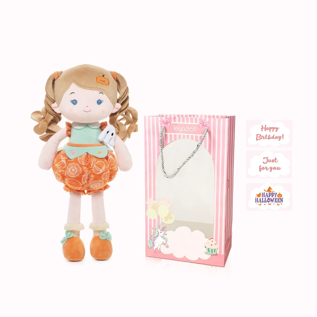 Personalized Pumpkin Girl (…Boo…) - Halloween Special - Large Size Doll Starter Set