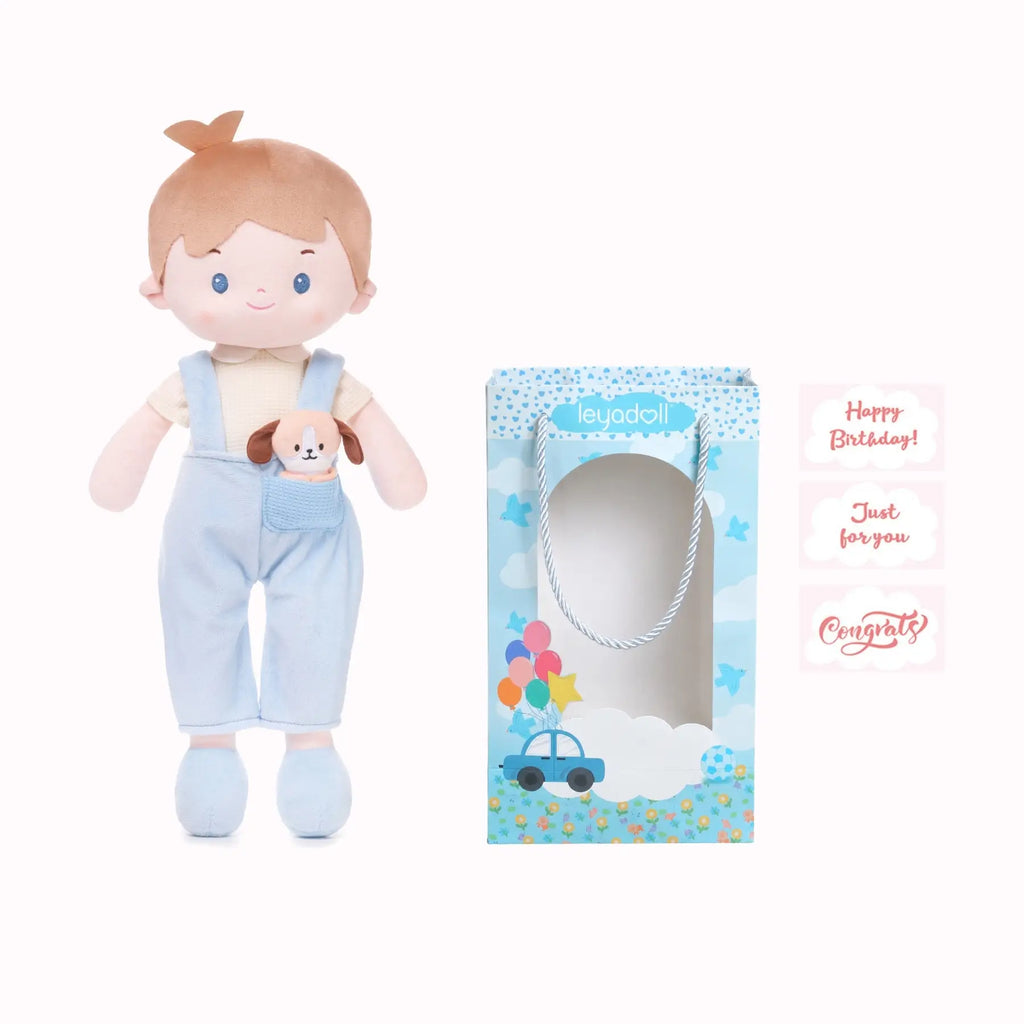 Personalized Billy Boy & His Pet - Small Size Doll With Accessories