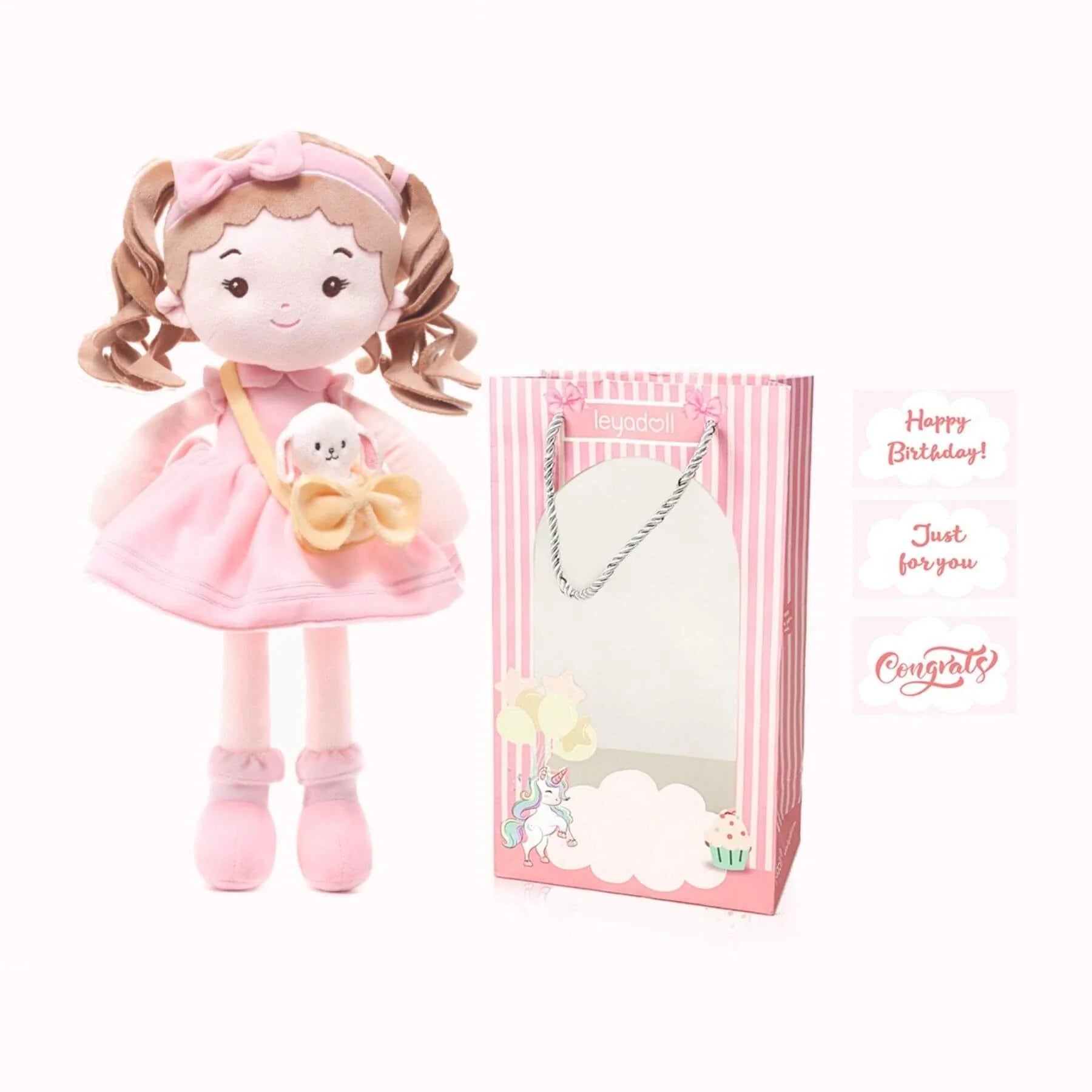 Personalized Milly Girl & Her Pet - Everyday Mini Doll