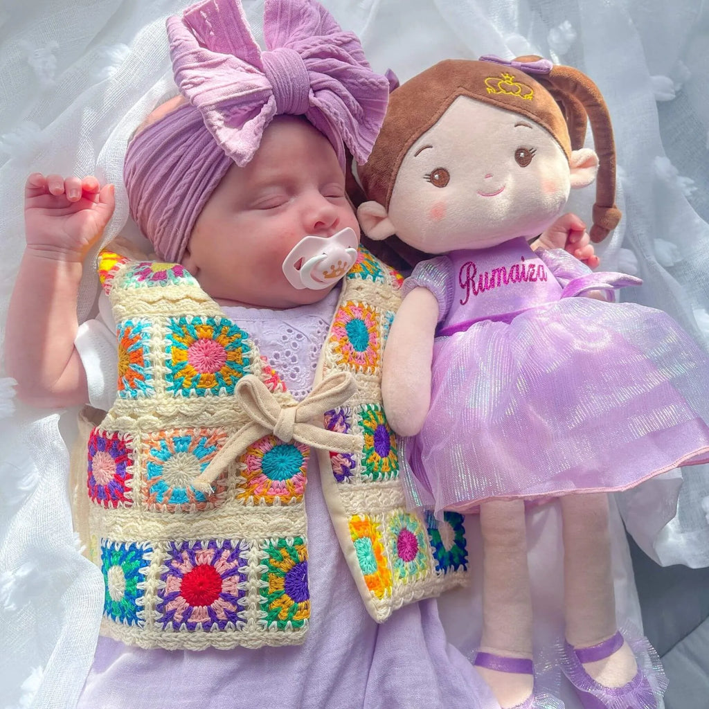 Personalized Princess Coral - Violet - Boutique Style Doll Accessory Set