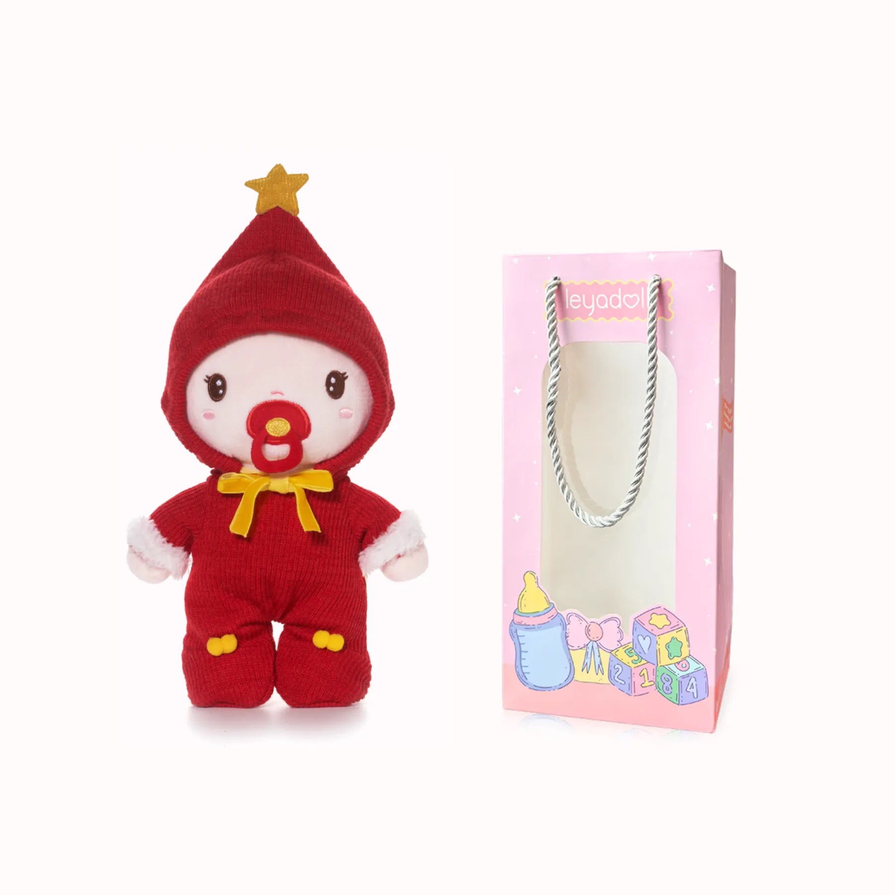 Personalized Christmas Baby Girl - Lovely Doll Style Set