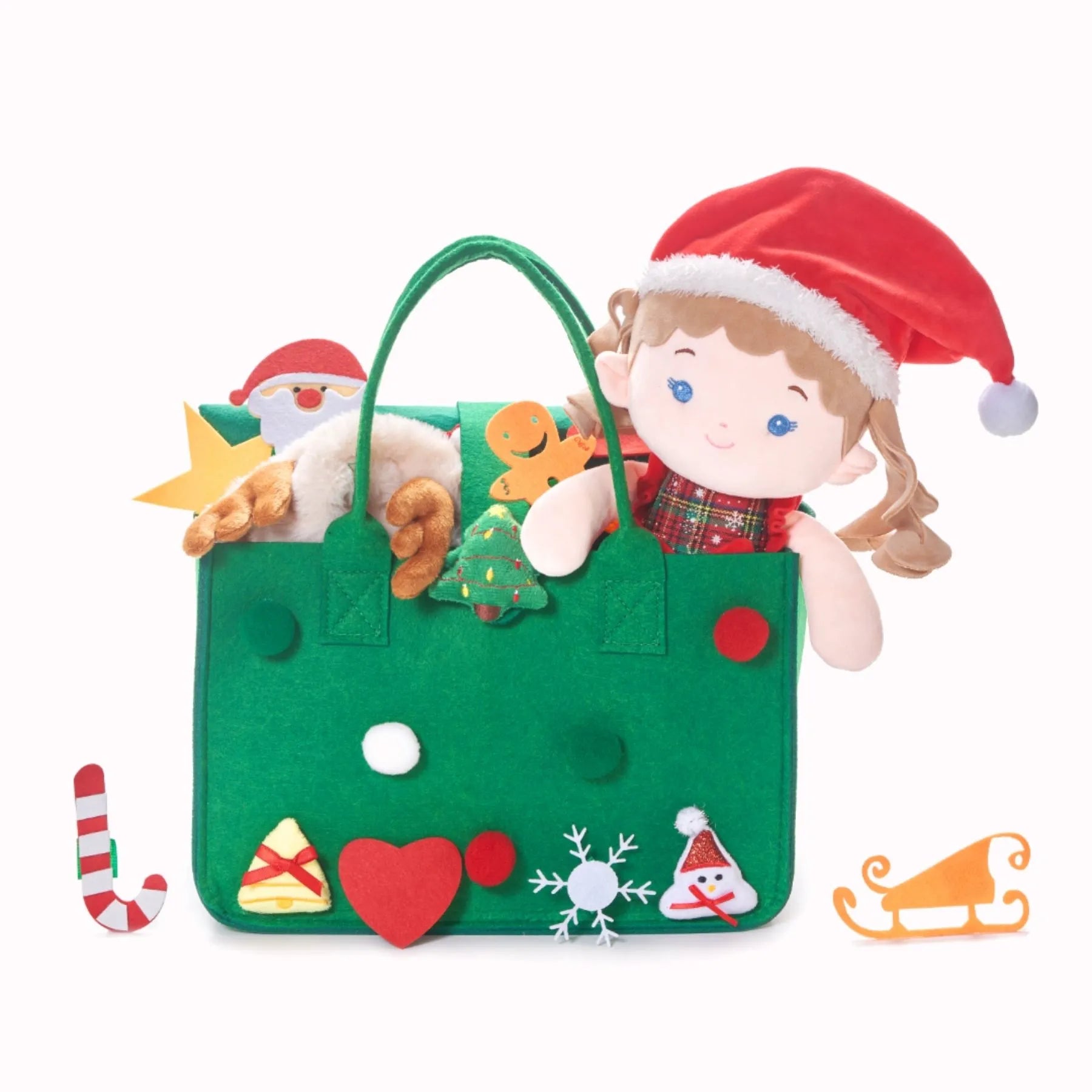 Personalized Christmas Gift Bundle - Gentle Plush Doll
