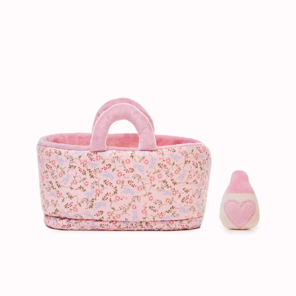 9 inches Baby Girl Crib Playset - Lovely Doll With Accessories