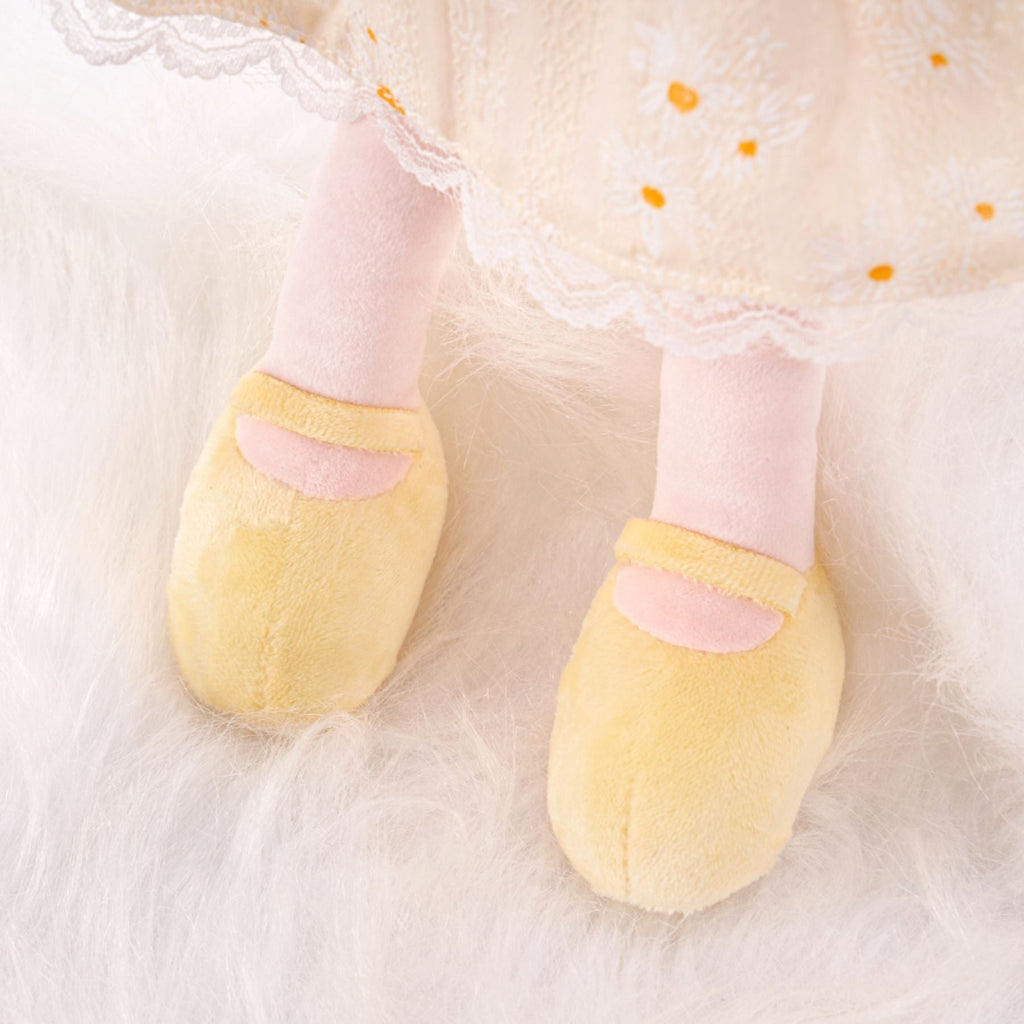 Personalized Daisy Girl - Yellow - Realistic Look Doll Clothes Set