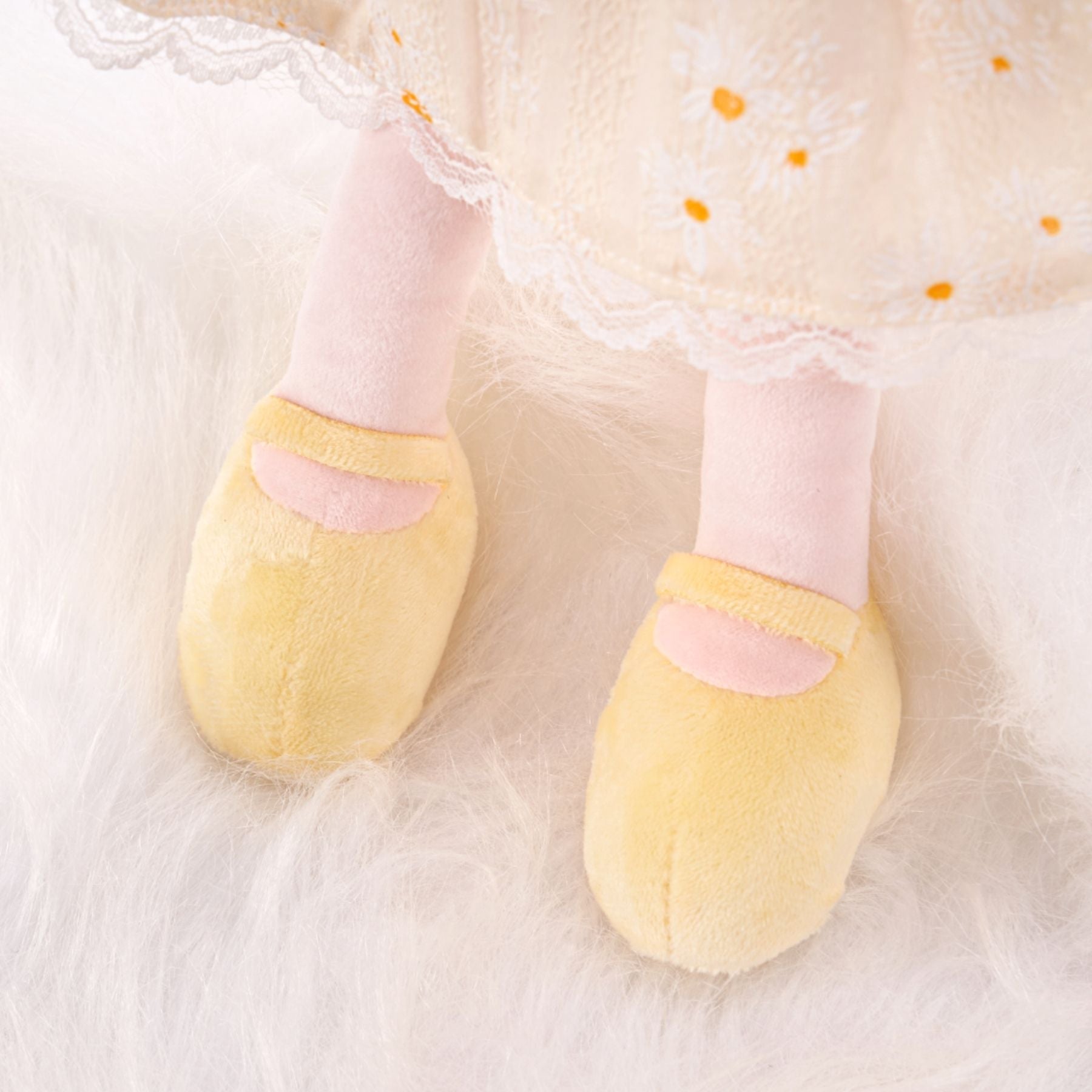 Personalized Daisy Girl - Yellow - Realistic Look Doll Clothes Set