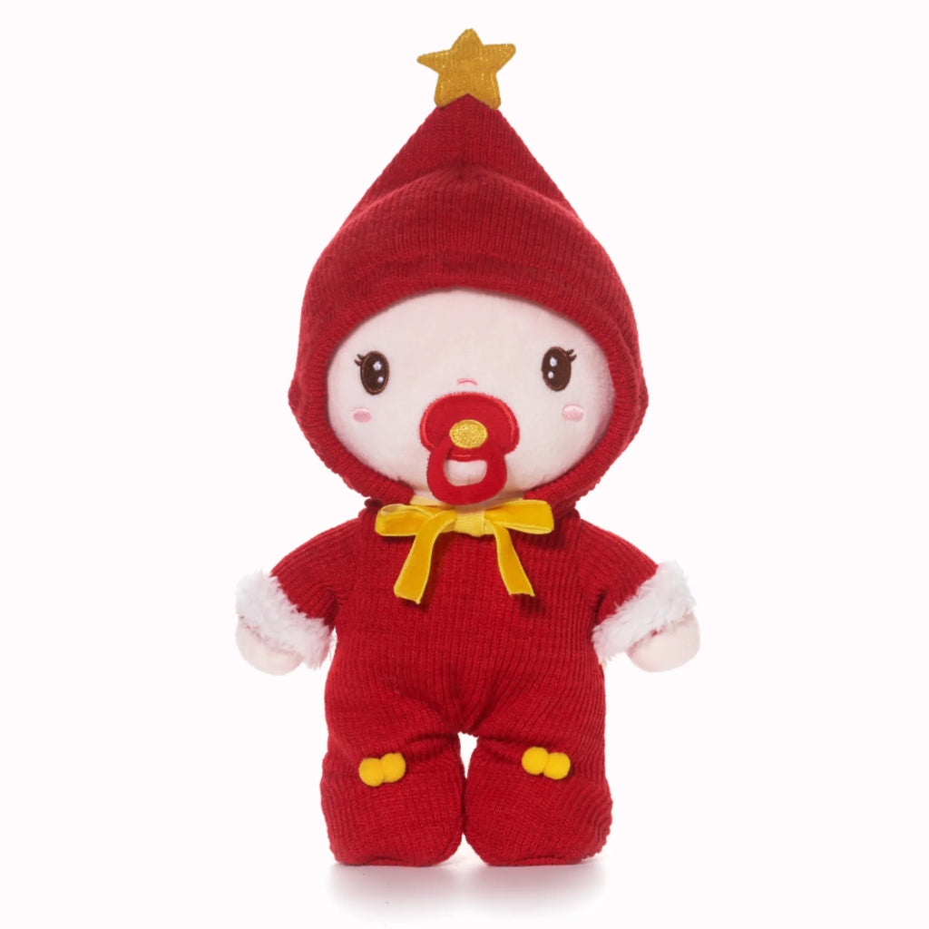 Personalized Christmas Baby Girl - Lovely Doll Style Set