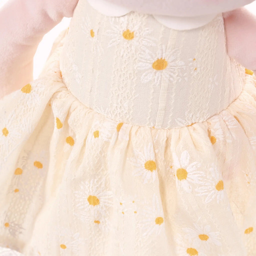 Personalized Daisy Girl - Yellow - Realistic Look Doll Clothes Set