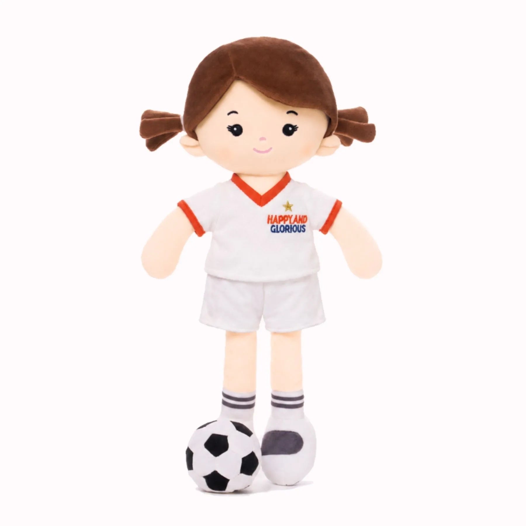 Personalized Soccer Girl - ENG (2 Skin Tones) - Stylish Doll For Collectors