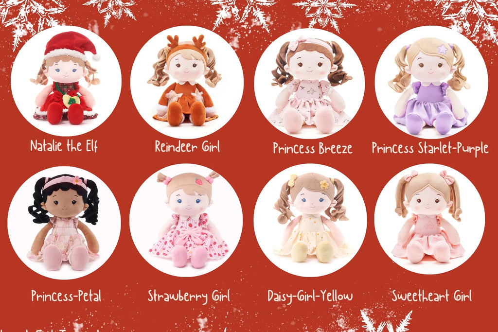 Personalized Christmas Gift Bundle - Gentle Plush Doll