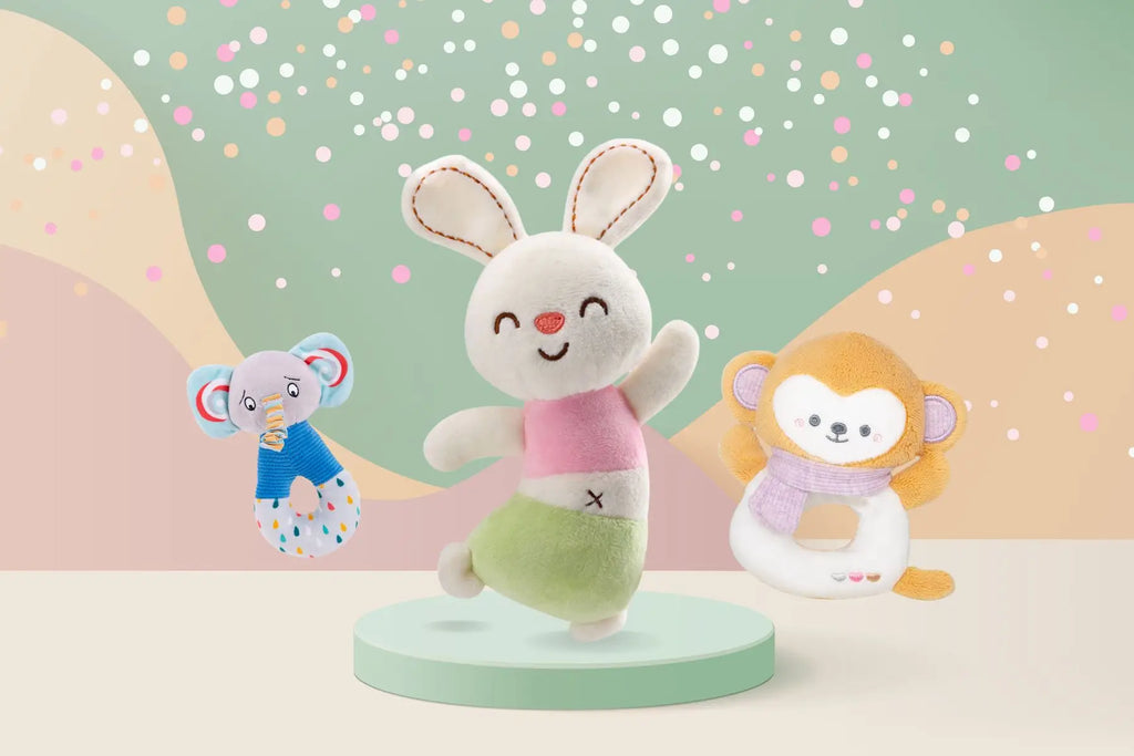 Leyadoll - Soft Baby Rattle Toy - Cozy Doll For Playtime