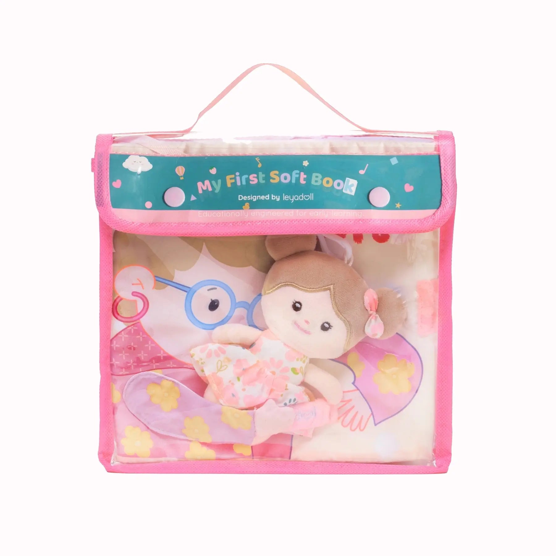 Look! It's Nana - Personalized Montessori Soft Book - Cute Dress Up Doll